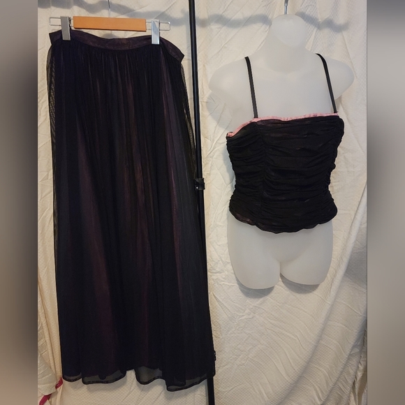 JS Collections Black Strapless Dress - Picture 2 of 11